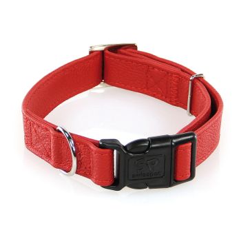 SP Lederhalsband Invito rot Gr. S