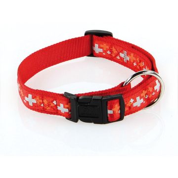 SwissLine Halsband 19mm/32-52cm reflekt.