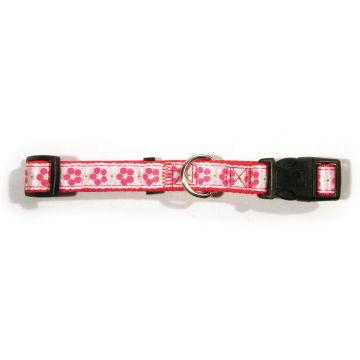 TrendLine Flower 10 Halsband, rot