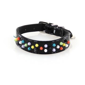 Lederhalsband Mastermind 30mm/43cm sw
