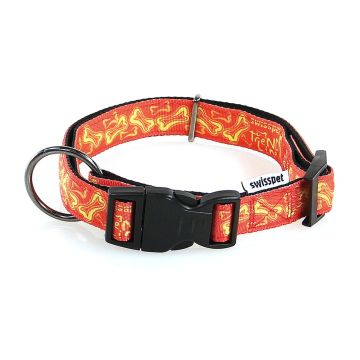 TrendLine Halsband Boneworld, 25mm Rot