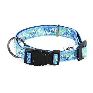 TrendLine Halsband Boneworld, 15mm Blau