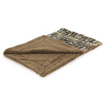 swisspet Heimtierdecke WOOF braun