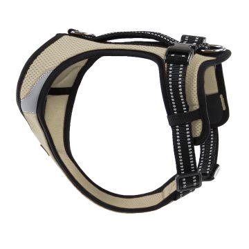 Hundegeschirr Lord,reflektierend S beige