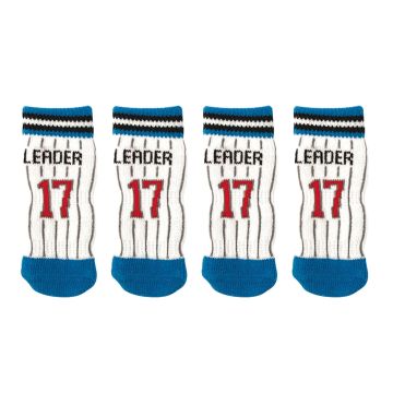 Hundesocken mit Anti-Slip Leader M blau
