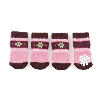 Hundesocken mitAnti-Slip Naturi XL braun