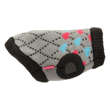 TrendLine Hundepullover Hearties S grau