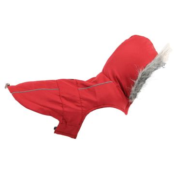 TrendLine Hundemantel Airforce L, rot