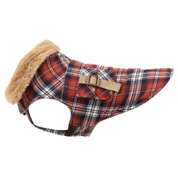 TrendLine Hundemantel Grizly, S, rot