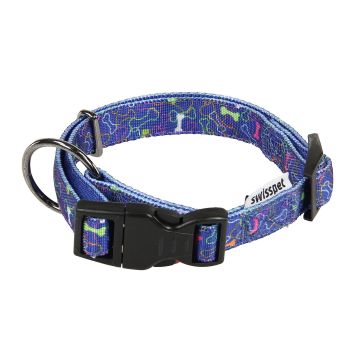TrendLine Halsband Smuffy Bones S, blue