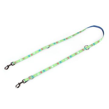 TrendLine Führleine Paws&Love S, green