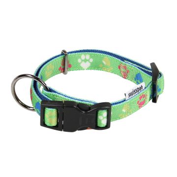 TrendLine Halsband Paws&Love M, green