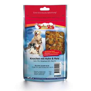 SD Knochen mit Huhn & Reis 7cm / 400 g