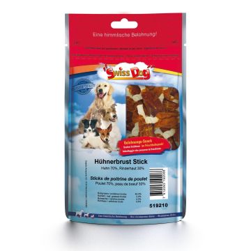 SwissDog Hühnerbrust Stick 7cm / 500g