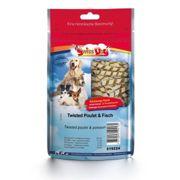 SwissDog Twisted Poulet & Fisch 80g