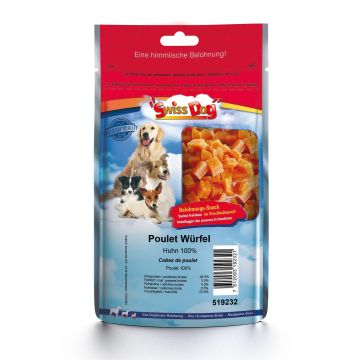 SwissDog Poulet Würfel 120g