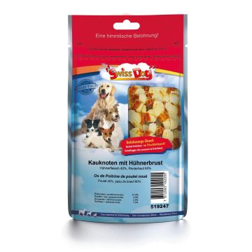 SwissDog XXL Kauknoten m/Hühnerbrust900g