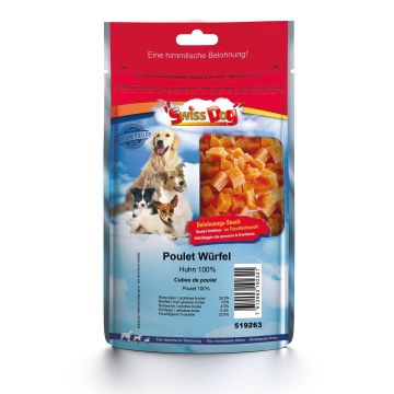 SwissDog Poulet Würfel 600g