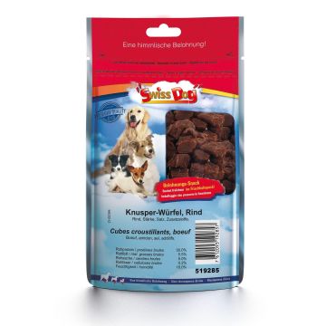 SwissDog Knusper-Würfel, Rind 140g