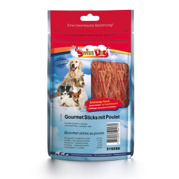 SwissDog Gourmet Sticks mit Poulet 400g