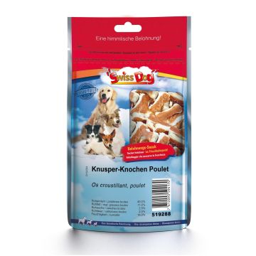 SwissDog Knusper-Knochen S Poulet 130g