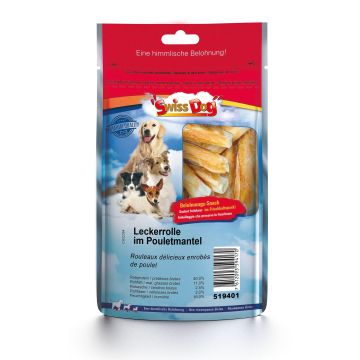 SwissDog Leckerrolle i.Pouletmantel 300g