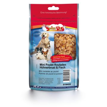 SwissDog Mini Poulet Rouladen 600g