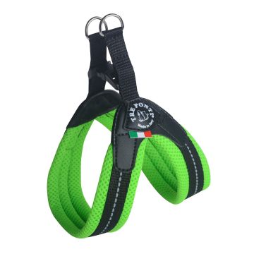 TrePonti Geschirr Fluo Netzstoff Grün 1