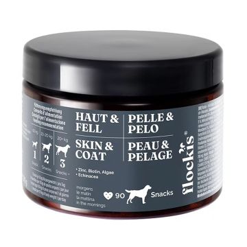 FLOCKIS Hundesnacks Haut&Fell 90 Stk