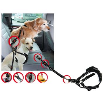 Sicherheitsgeschirr DogSafe, Gr. XL, sw