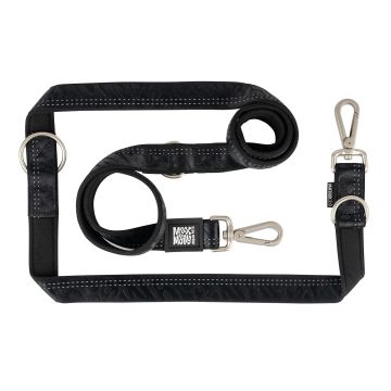 Max&Molly MultiFunktion Leine schwarz/M