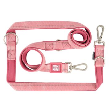 Max&Molly MultiFunktion Leine rosa/M