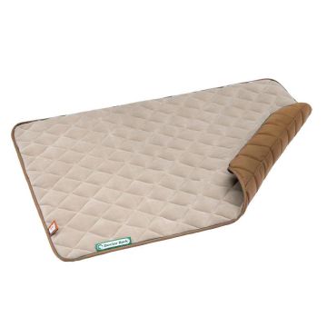 DoctorBark Wendedecke beige/gold braun M