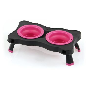 Doppelnapf Henry S, 2x237ml pink