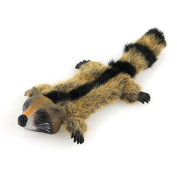 Hundespiel. Latex-Plüschwaschbär m/Sqk