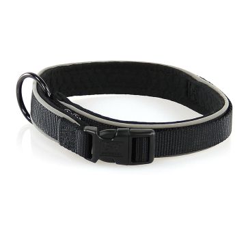 Halsband Crio reflektierend 20mm schwarz