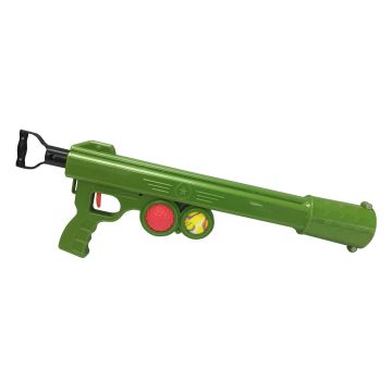 swisspet Ballkanone mit 2 Bällen S grün