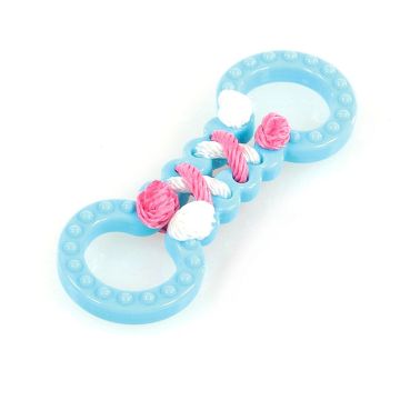 Puppy-Play Doppelring L=16cm hellblau