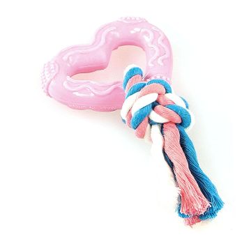 Puppy-Play Herz L=15cm rosa
