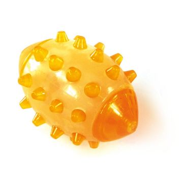 Leuchtrugbyball inklBatterie 14cm orange