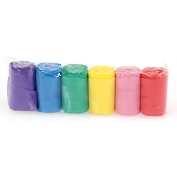 swisspet Poop-Bag Rainbow, 6x12, 72 Stk.