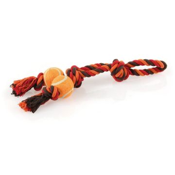Baumwollknoten mit 2 Bällen D=19x44cm