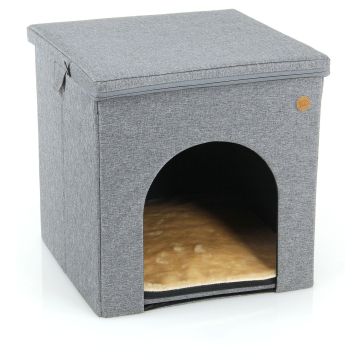 swisspet Hunde-&Katzenhöhle Booster grau