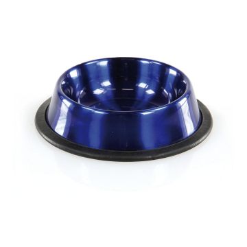 Edelstahlnapf Twillight 0.45l blau