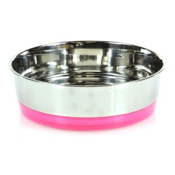 swisspet Edelstahlnapf Color L pink
