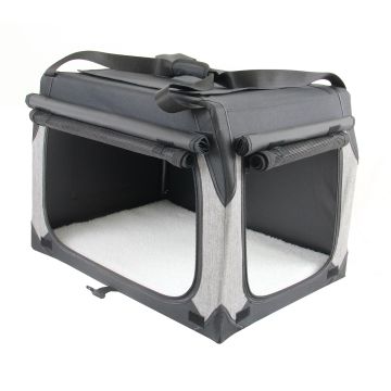 swisspet Transportbox Riva S sw/grau