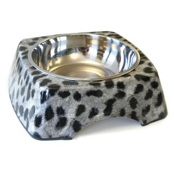 Melamin Hunde- & Katzennapf Leopard M,