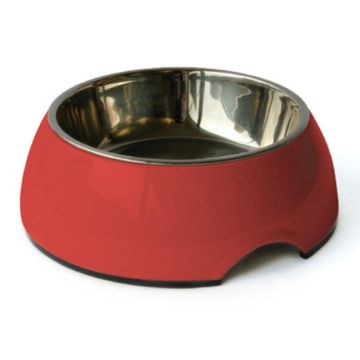 Melamin Napf rund S, D=14cm rot