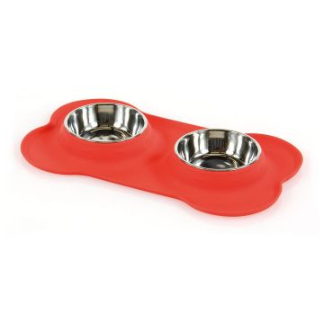 Hunde- & Katzennapf, Knochen mit  M