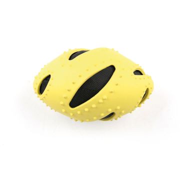 Hundespielzeug Joy-Rugbyball L=17cm gelb
